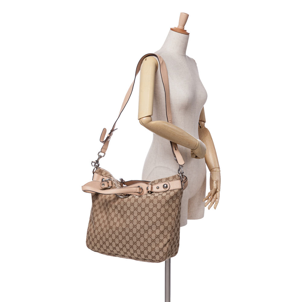 Pre-Loved Gucci Large GG Canvas Icon Bit Satchel - Picture 12 of 12